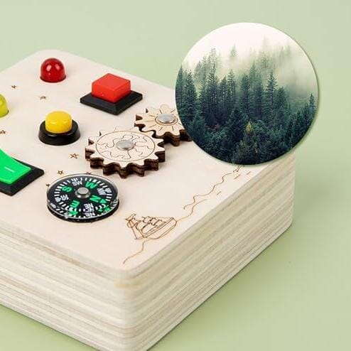 Tableau Montessori - BusyBoardCircuit™ - Boussole - Bbcadeaux