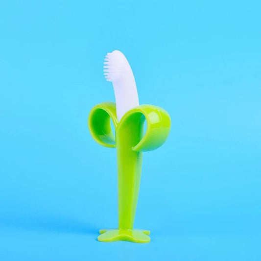 Anneau de Dentition - BananaChewBrush™ - Vert - Bbcadeaux