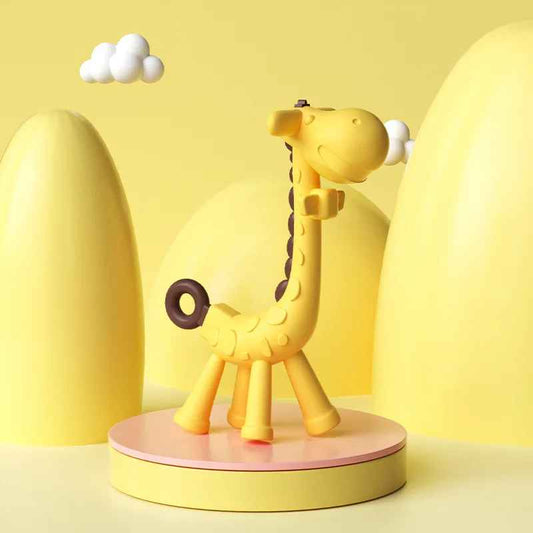 Anneau de Dentition Girafe | Silicone Apaisant - Bbcadeaux