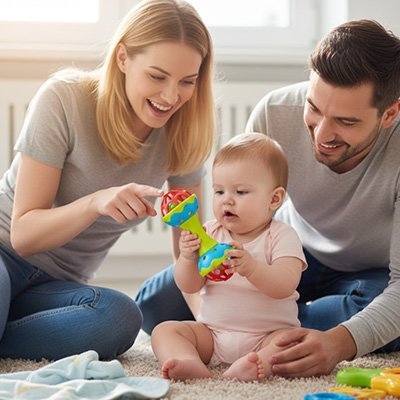 Hochet bébé | Sensoriel coloré - Bbcadeaux