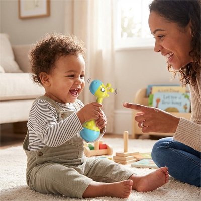 Hochet bébé sensoriel coloré | Éveil Educatif - Bbcadeaux