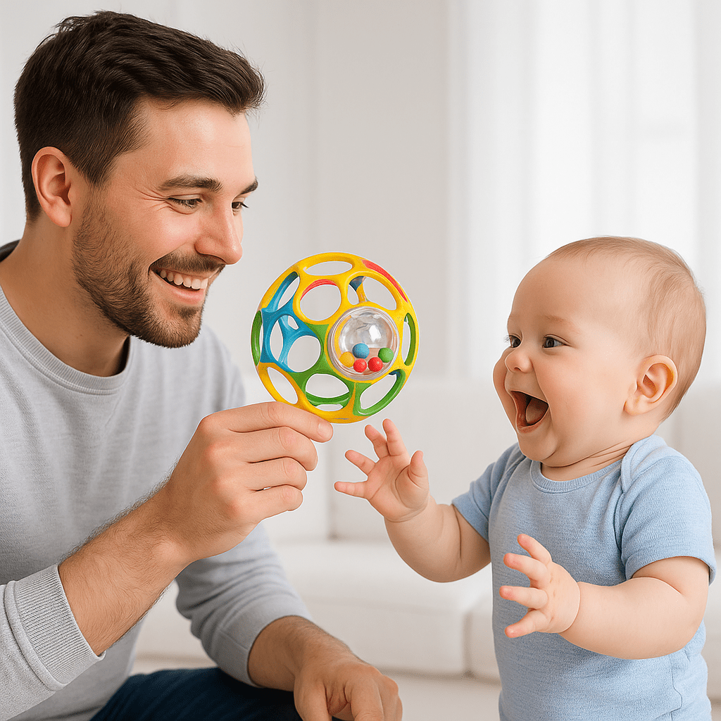 Hochet bébé sensoriel | Éveil & Motricité - Bbcadeaux