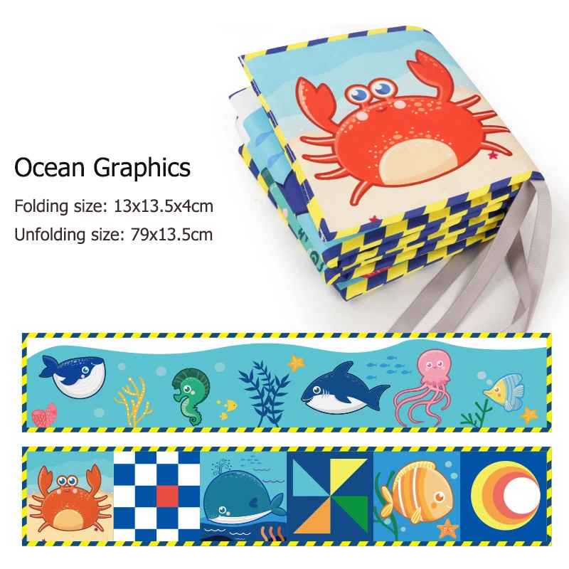 Livre sensoriel en tissu pour bébé | ContrasteSoft - Bbcadeaux