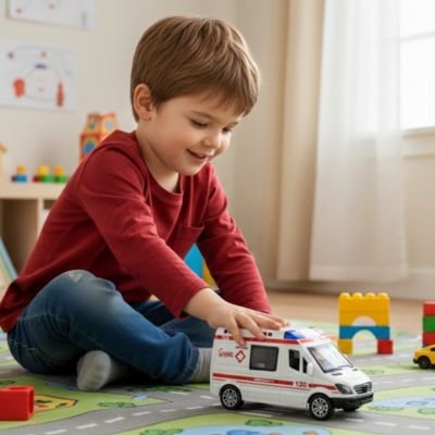 Petite voiture jouet | Robuste et colorée - Bbcadeaux