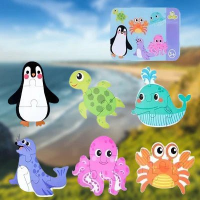 Puzzle Montessori - BabyPuzzle™ - Océan - Bbcadeaux