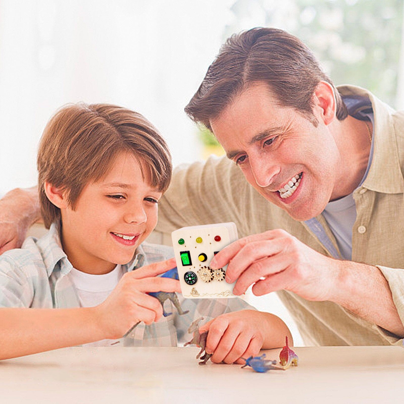 Tableau Montessori - BusyBoardCircuit™ - Boussole - Bbcadeaux
