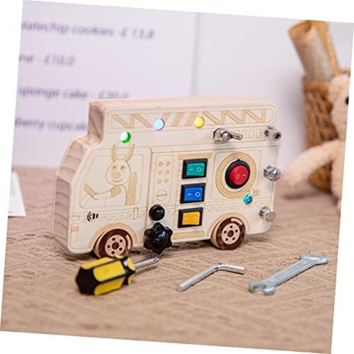 Tableau Montessori - BusyBoardCircuit™ - Camion de pompier - Bbcadeaux