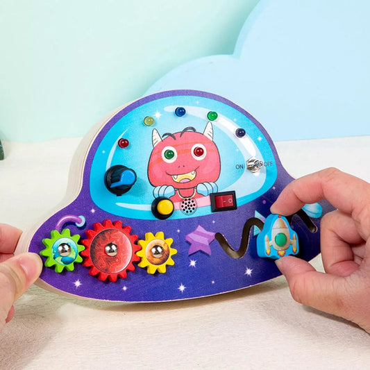 Tableau Montessori - BusyBoardCircuit™ - OVNI - Bbcadeaux