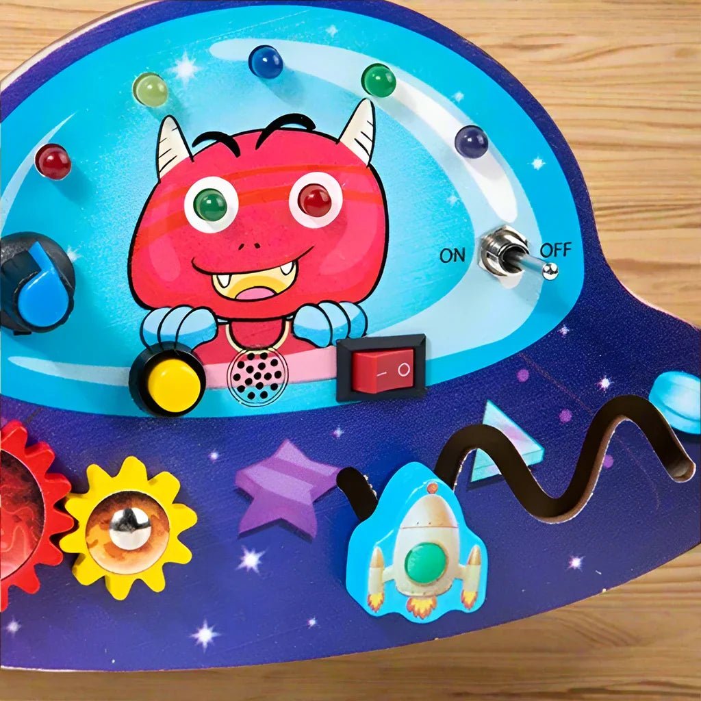 Tableau Montessori - BusyBoardCircuit™ - OVNI - Bbcadeaux