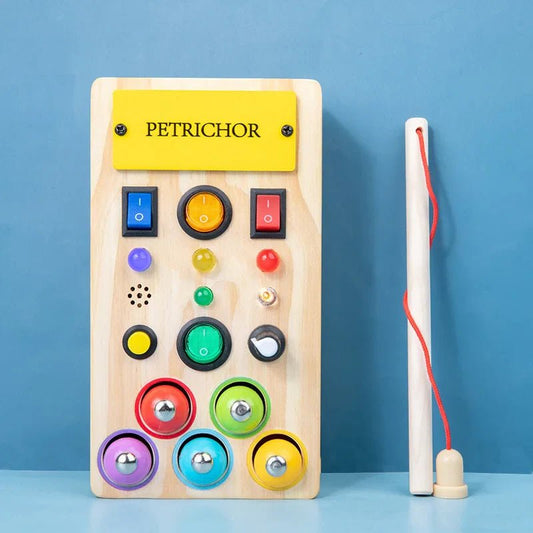 Tableau Montessori - BusyBoardCircuit™ - Pêche - Bbcadeaux