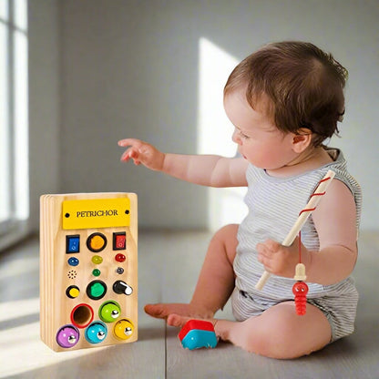 Tableau Montessori - BusyBoardCircuit™ - Pêche - Bbcadeaux