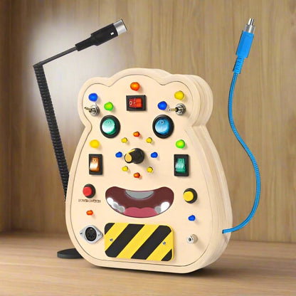 Tableau Montessori - BusyBoardCircuit™ - Visage - Bbcadeaux